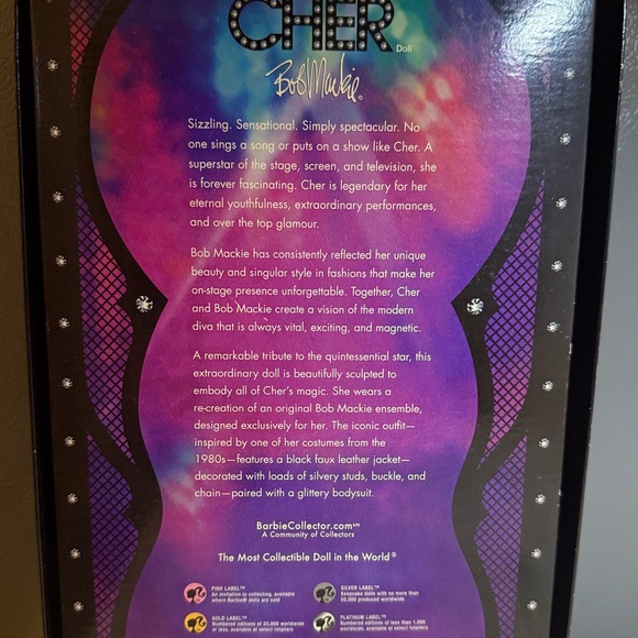 Cher Barbie Doll Black label by Bob Mackie - Picture 2 of 3